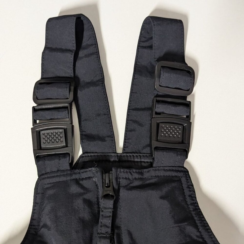 Lands End Snow Bibs‎ Kids Size 2 Squall Waterproof Insulated Iron Knee Overalls - Picture 7 of 11